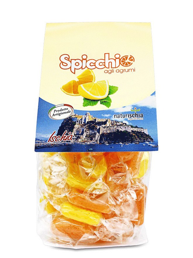 INGREDIENTS: Sugar, glucose syrup, fruit juices, acidity regulator (citric acid), thickener (guar gum), flavors, coloring E100, E160a.  